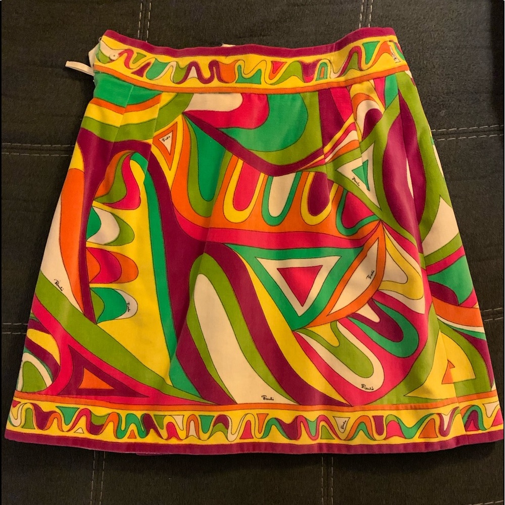 Vintage Emilio Pucci Velvet Miniskirt 1960’s
